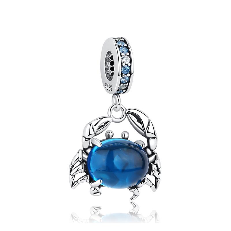 Original 925 Silver Charm Bead Love Dog Cat Paw Panda Firefly Pendant Charms Fit Bracelets Necklaces Women Jewelry