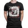 Men T-Shirts Monster Hunter World Iceborne Stygian Zinogre Kanji Hipster Cotton Tee Shirt Short Sleeve  T Shirts O Neck Tops