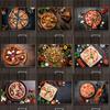 Köstliche Pizza Bilder Leinwand Malerei Veg Pizza Italien Wand Kunst Lebensmittel Poster und Drucke für Restaurant Küche Dekoration