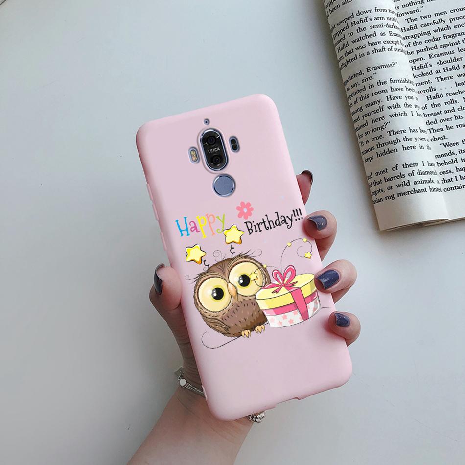 Silicone Case for Huawei Mate 9 10 Pro Soft TPU Protective Cute Butterfly Flower Phone back cover Mate9 Mate10 10Pro Case fundas