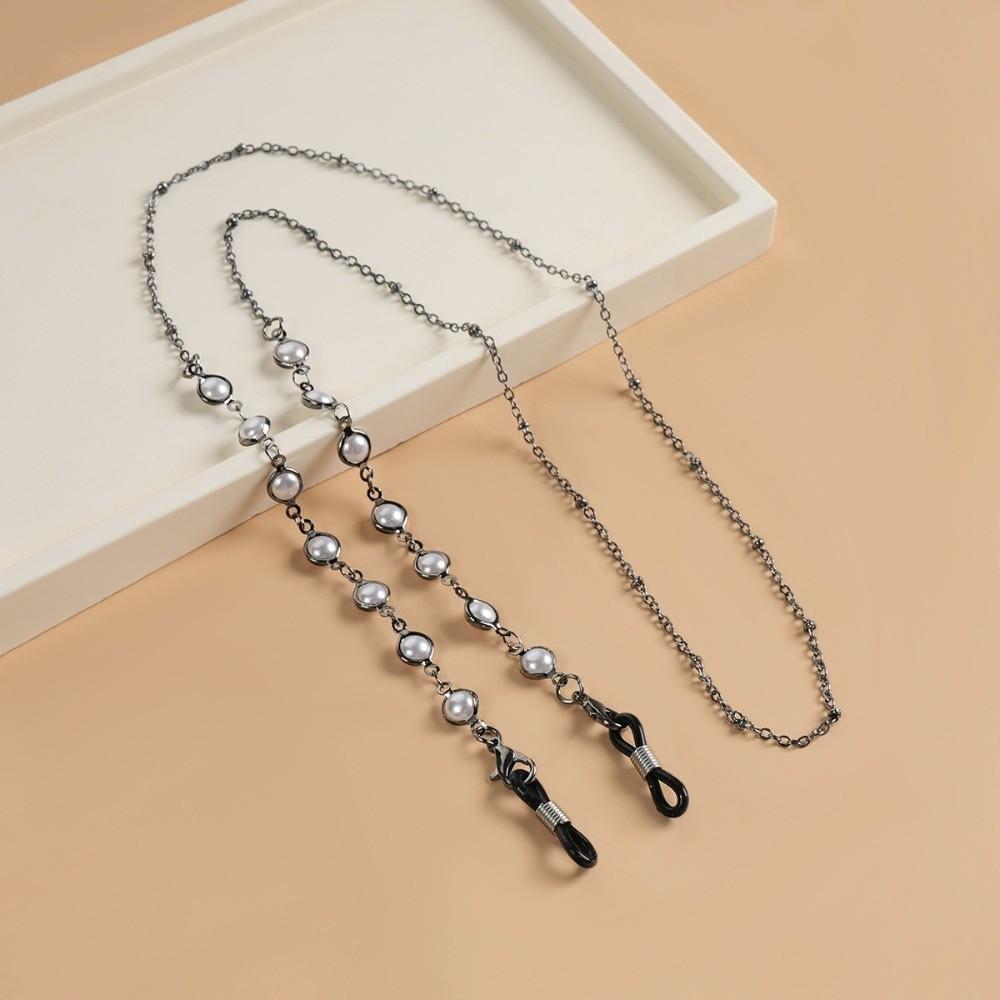 Pearl Eyeglass Lanyard Adjustable Eyeglass Holder Strap Fashion Mask Strap Outside Casual