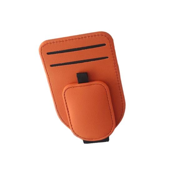 Magnetischer Brillenclip für das Auto, Sonnenbrillenhalter für den Sonnenschutz, Fahrsonnenbrillenclip mit Kartenhalter für Auto-Innenzubehör