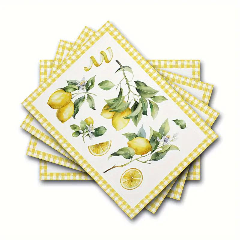 Stijlvolle Linnen Tafelmatten - Hittebestendig, Perfect voor Feestelijke Maaltijden en Restaurantdecoratie