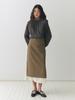 Ganiesong Frame H-Line Skirt__Khaki