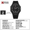 OFNS Waterproof Quartz Watch with Square Arabic Numerals - Unisex Design for Students In the Middle East