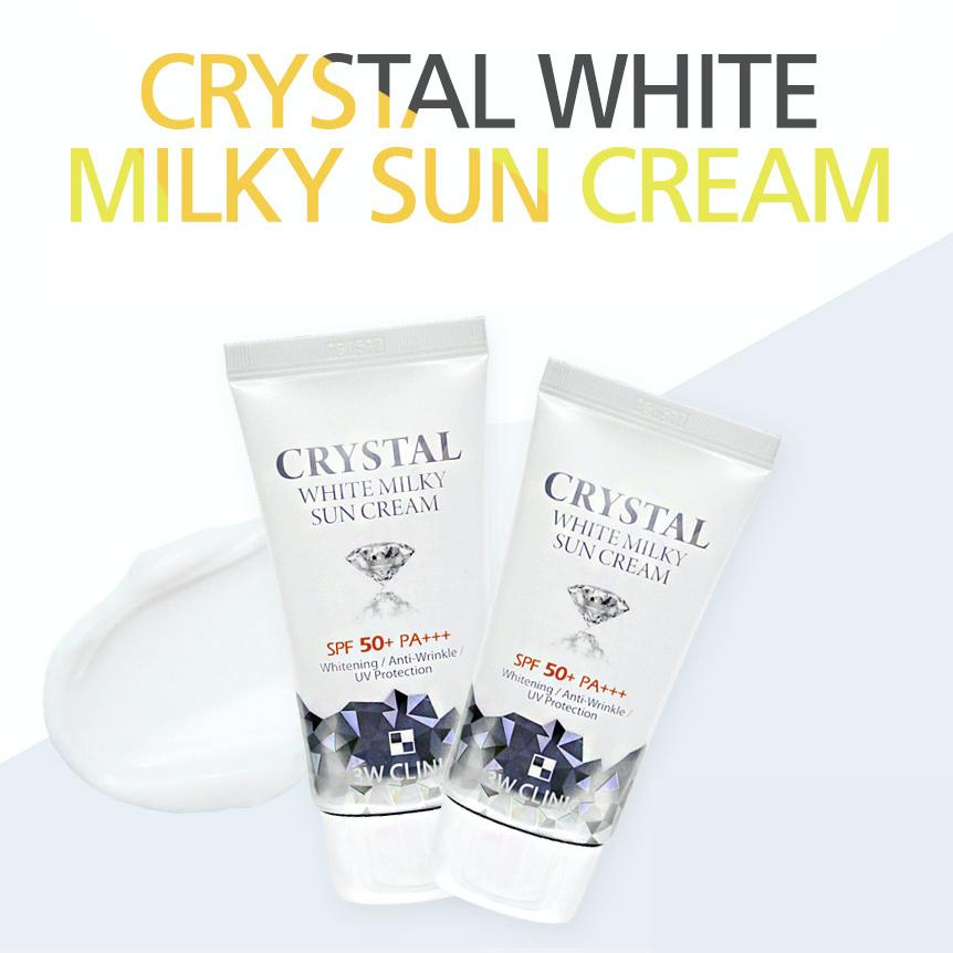 3w Clinic Creme Solar Leitoso Crystal White 50g (3 Opções)