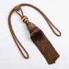 No Installation Curtain Tassels Tieback Punch-free Polyester Yarn Tassel Curtain Ties Gold Wire Hanging Ball Multicolor