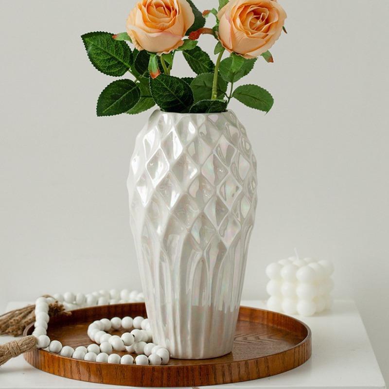 Creative Ceramic Electroplated Colorful Ceramic Arm Vase Modern Art Abstract Arm Ceramic Floral Vase Flower Arrangement Ornament