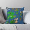 Tibia Game Map Square Pillowcase Polyester Linen Velvet Creative Zip Decor Pillow Case Car Cushion Case 18