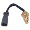 2Pin Excavator Water Temperature Sensor Brass High Accuracy Robust Water Temp Sensor for CAT 320C