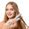 Portable USB Hair Straightener Fast Heating Electric Curling Iron Straight Curly Hair Bangs Mini Curling Wand Travel Women Hair Styling Tool