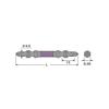ANEX Schwarzer Drache Robustes Set mit Bits, Doppelseitig, Schlank, +2x110, 10, ABRS-14M