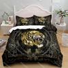 Chains Baroque Pattern Bohemian Bedding Set Small Single Twin Double Queen King Size Bed Linen Set for Adults Kids Quilt Cover