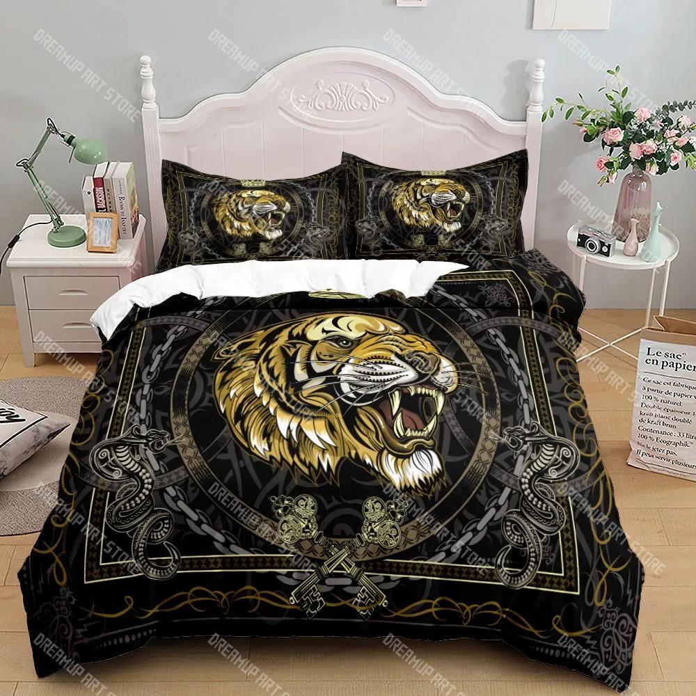 Chains Baroque Pattern Bohemian Bedding Set Small Single Twin Double Queen King Size Bed Linen Set for Adults Kids Quilt Cover
