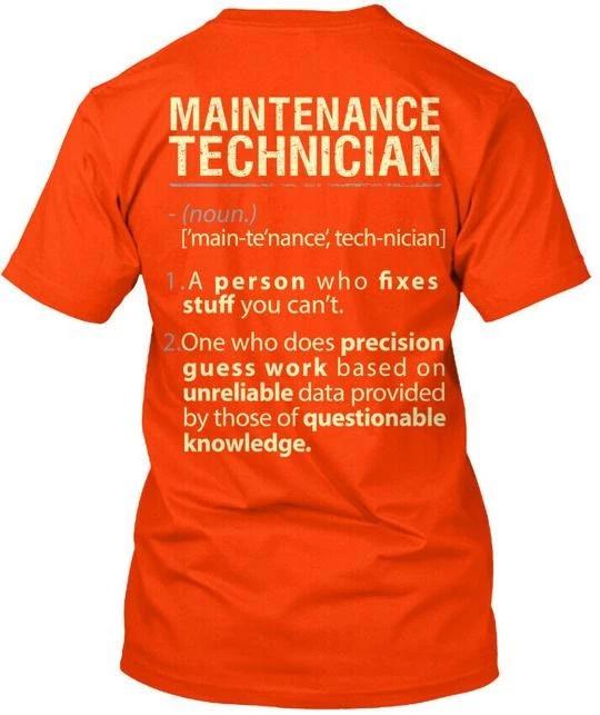 Maintenance Tech Fixes Stuff You Cant T Shirt Made In the USA Size S To 5XL
