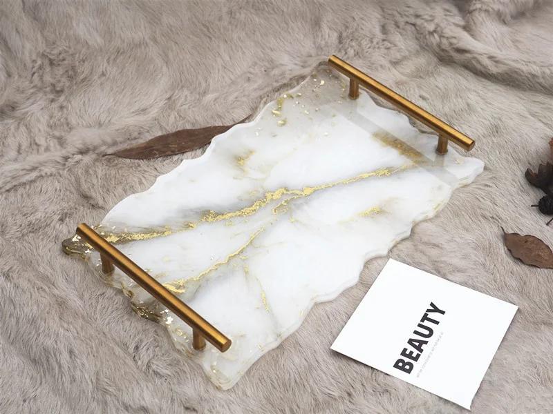 Silicone Mold For Resin Large Rectangle Tea Plate Coaster DIY Epoxy UV Resin Molds For Home Decoration Craft Making Art Supplies