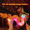 2024 Mid-Autumn Festival Lantern Festival Handmade Diy Lantern Material Bag Children'S Hand-Held Luminous Pvc Dragon Lantern Lan