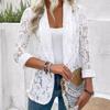 Spring & Summer Lace Shirt Jackets: Solid Color, Fashionable & Versatile