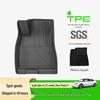 2023 Tesla Model 3 All-Inclusive TPE Floor Mats with High Edges