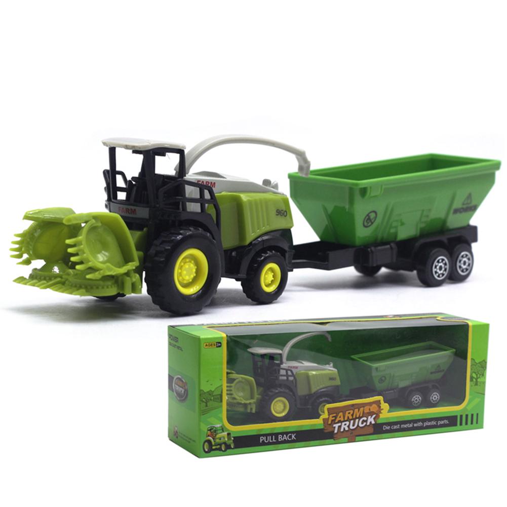 1/55 Children's Educational Toys, Agricultural Trucks, Friction Tractors, Car Models, Gifts