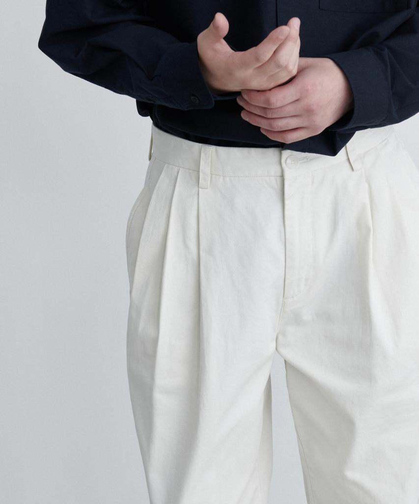 MUSINSA STANDARD Three-Puck Semi-Balloon Chino Pants [Cream]