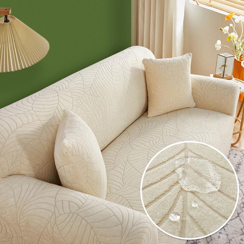 Thick Jacquard Sofa Cover for Living Room Elastic Waterproof Sofa Cover 1/2/3/4 Seater L-shaped Corner Sofa Cover