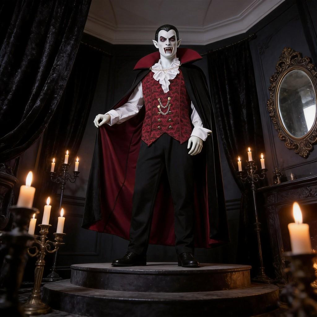 Dracula Flow Vampier Prins Cosplay Kostuum Voor Halloweenfeest En Thematische Evenementen