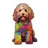 Wooden Puzzle 3D Animal Shape Wooden Jigsaw Puzzles Precision Cut Parts Unique Shape Bright Color Parent-Child Interaction Puzzles Adult Puzzle Toy