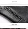 2025 High-End Men's Leather Winter Jacket - Thickened Velvet for Middle-Aged & Elderly