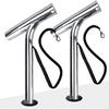 (2pcs)Marine Rod Holder Outrigger for Fishing Marine Grade Stainless Steel Highly Polished