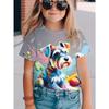 Kids T-shirts Short Sleeve 3d Print T Shirt O Neck Tops Polyester Casual Sportwear Comfortable Tees