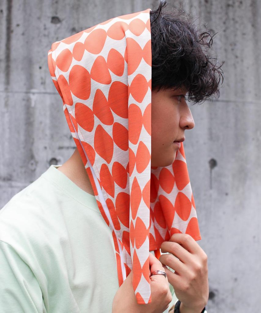Snow Peak DRIPDRY Travel Towel Evaporative Medium ET-26SU002 Cooling, Quick-drying Towel, Unisex, Orange, Size.