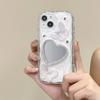 Diamant Bling Glitter Schmetterling 3D Telefon Fall Für iPhone 14 13 12 11 15 Pro Max X XR XS Silikon Liebe Herz Make-Up Spiegel Abdeckung