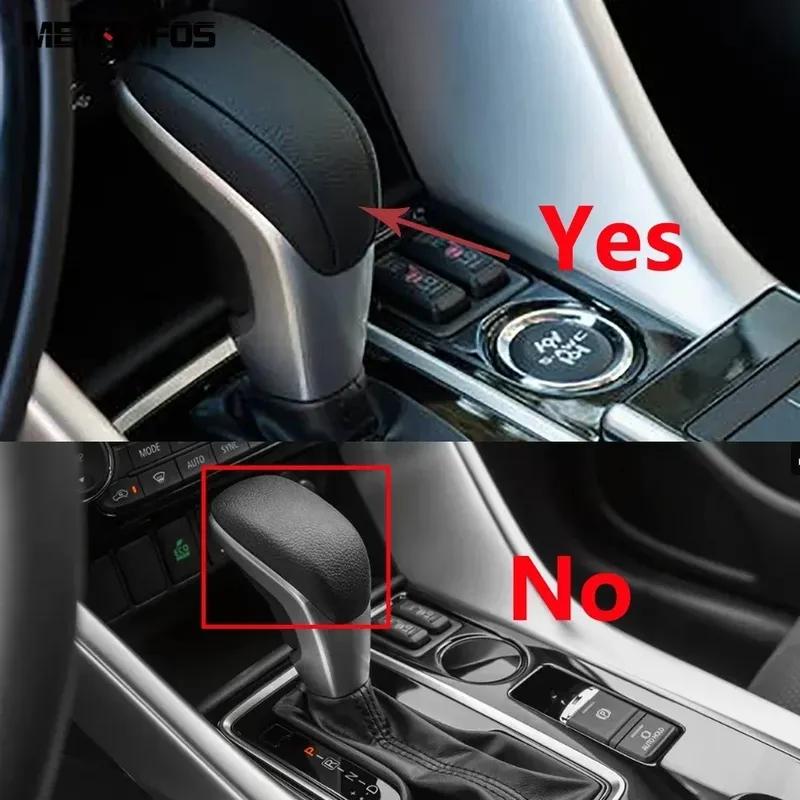 Interior Accessories For Mitsubishi Eclipse Cross 2017- 2024 2025 Carbon Fiber Gear Shift Knob Head Cover Trim Car Styling