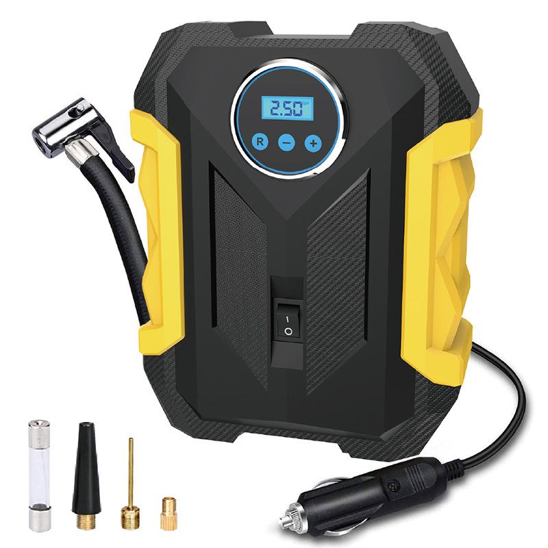 Digital Tire Inflator 22mm Cylinder 12V Car Portable Air Compressor Pump 150 PSI Car Air Compressor for Car Motorcycles Bicycles