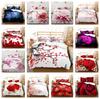 Geschenk Federbettwäsche-Set 3D-Blumen Daunen-Bettbezug 2/3 Teile Einzelbett Doppelbett Bettbezug Mädchen Teenager Bettbezug Schnelltrocknend Weich Heimtextilien