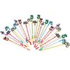Lubonarie Musical Note Pencils Colorful and Cute Piano Keyboard Design - (24 Pencils)