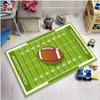 Touchdown Printed LGBT Pride Love Is Love Football Field Mat - Soft, Machine Washable Polyester Carpet for Bedroom, Living Room, or Kitchen Door Mat