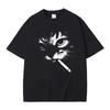 2026 Funny Meme Smoking Cat Face Graphic T-shirts Men Women Casual Cotton Vintage T Shirts Men's Oversized T-shirts Cats Lovers Gifts