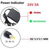 Chargeur 12V 24V 36V 48V 60V 72V 2A 3A 5A Chargeur de Pack Batterie Lithium-ion 42V 54.6V 5A Charge Rapide Intelligente Prise UE Avec Ventilateur de Refroidissement