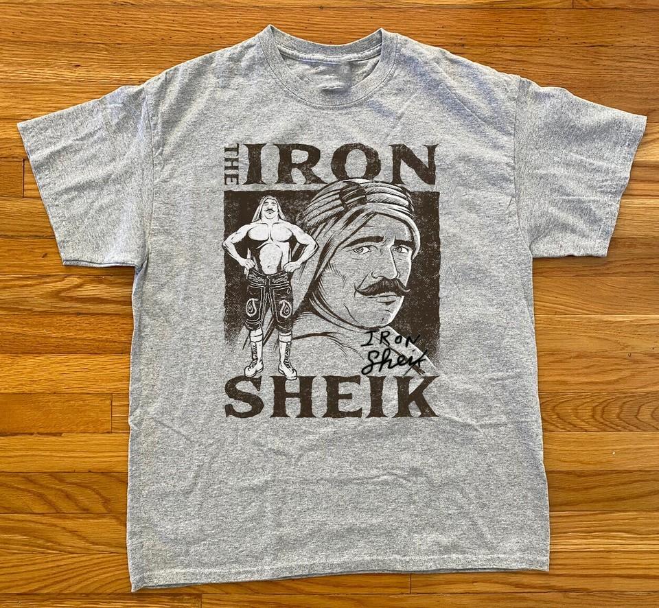 The Iron Sheik 1942 2023 Gift For Fan Sport Grey S2345XL Unisex Tshirt Unisex T-Shirt
