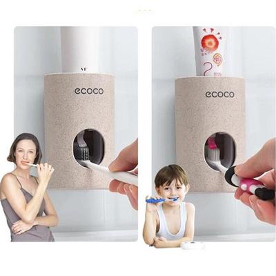Tandpasta Dispenser Badkamer Tandenborstelhouder Accessoires Set voor Badkamermontage Automatische Knijper Snelle Muurmontageundefined