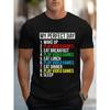European Sizes Style - Specially for Gamers! Enjoy The 'MY PERFECT DAY' Graphic Men'S Black Short-Sleeve Tee