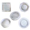 Round Square Rhombus Polygon Ashtray Casting Silicone Mold Handmade Cigarette Ash Tray UV Crystal Epoxy Resin Mold