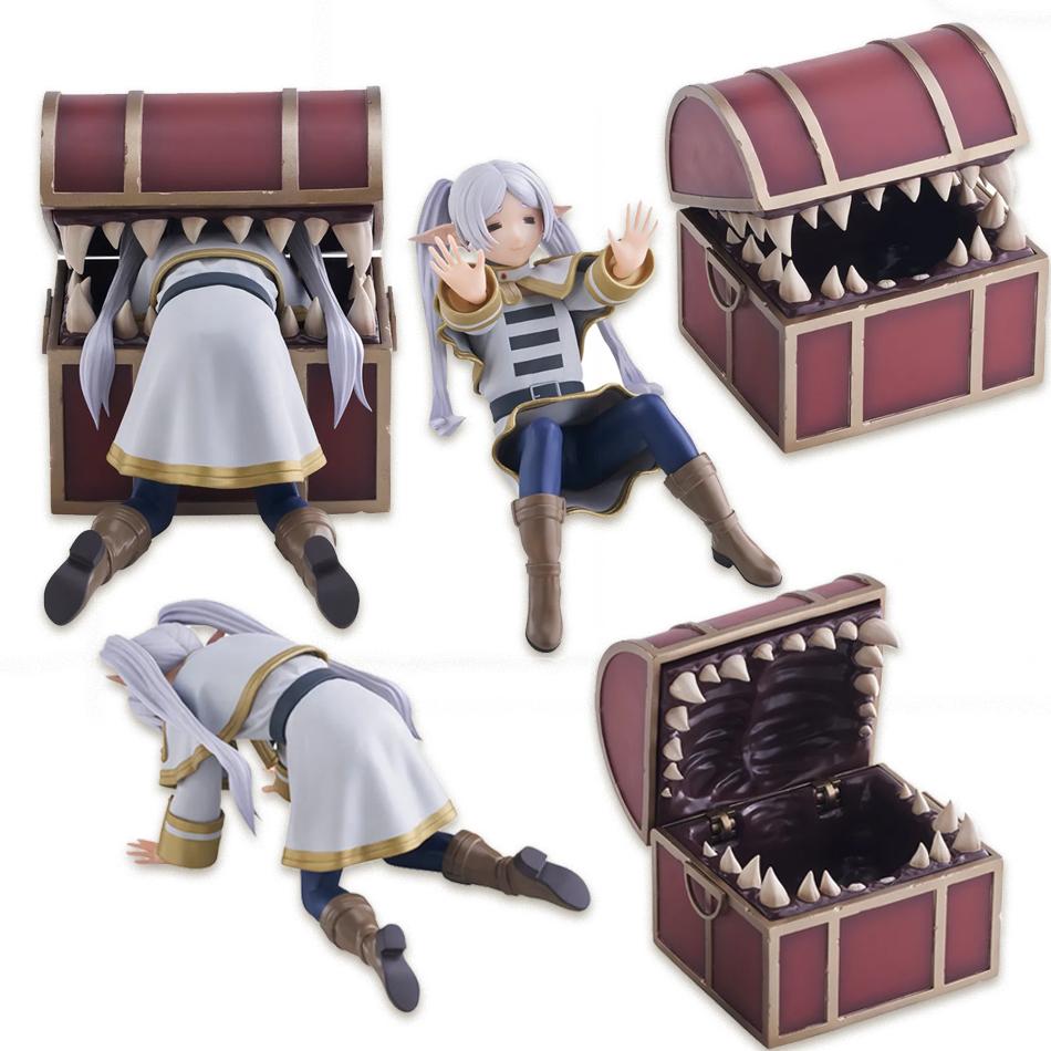Original SEGA Frieren Jenseits des Endes der Reise Frieren Schatztruhe Monster Anime Figur Spielzeug Fern Nudelstopper Actionfigur
