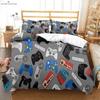 Watercolor Gamepad 3D Printed Quilt Cover Machine Washable Duvet Cover Bedding Set Quilt Cover Pillowcase