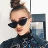 Stylishy Cat-Eye Sunglasses Women Classic Personalized Sunshade Classic Style Stylish Black Red Small Frame Triangle Female Gafas De Sol