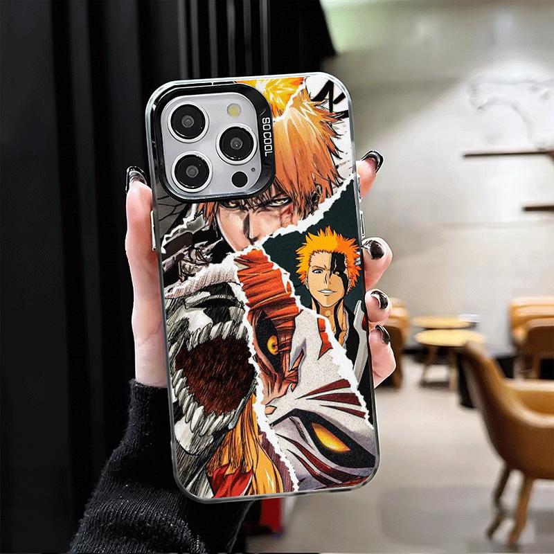 Bleach Kurosaki Ichigo Weiche Handyhülle für iPhone 15 16 17 Pro Max 17Air 16E 14 Plus 13 12 Mini Stoßfeste Hülle Rückschale