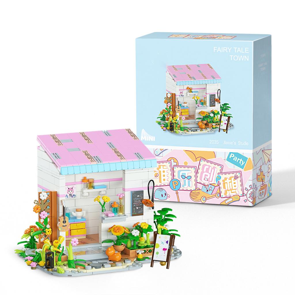 Shop Architecture Building Sets for Adults 3D Construction Set City Street View Brick Home Decoration Creative Gift Girl Gift