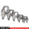 304 Stainless Steel U-type Clamp Wire Clips Rope Clip Cable Bolts Rigging Hardware Clamps M2-M18 Marine Equipment
